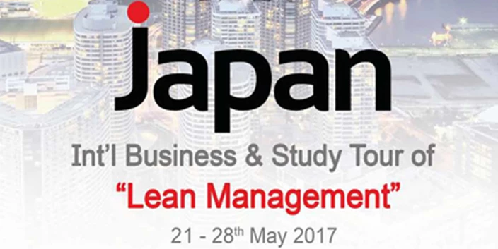 The 1st Intl Business and Study Tour of Lean Management was held in Japan